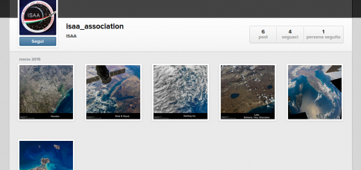 L'account di ISAA su instagram