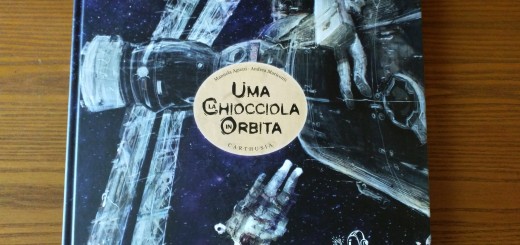 Il libro Uma la Chiocciola in Orbita di Manuela Aguzzi e Andrea Mariconti. Credit: Paolo Amoroso