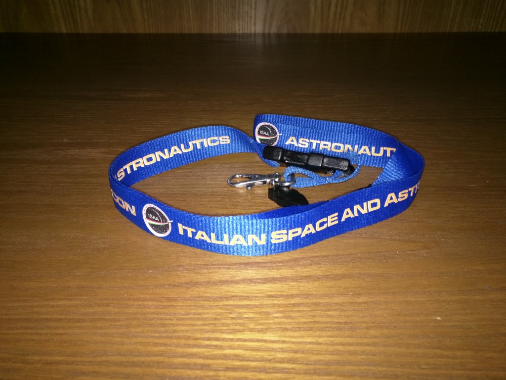 Collare portabadge dell'Associazione ISAA. Credit: Paolo Amoroso